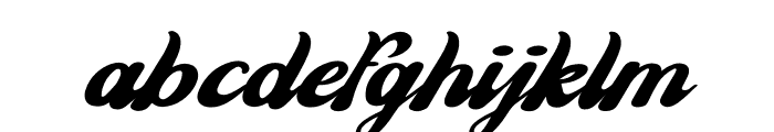 Sekitany Italic Font LOWERCASE