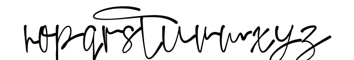 Sektor Coffee Handwriten Font LOWERCASE