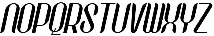 Sektor Dua Italic Font UPPERCASE