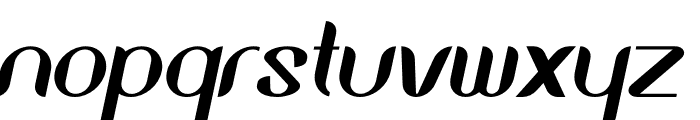 Sektor Dua Italic Font LOWERCASE