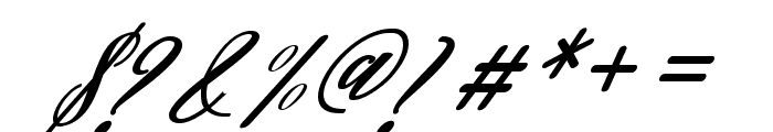 Selah Italic Font OTHER CHARS