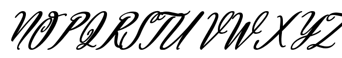 Selah Italic Font UPPERCASE