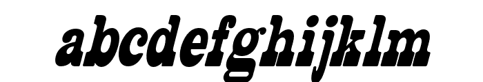 SeleborCondensed-Oblique Font LOWERCASE