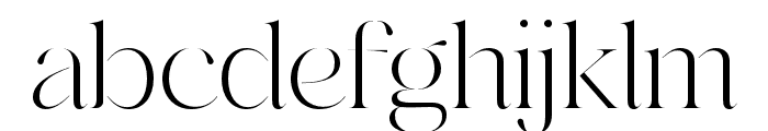 Selectify-Regular Font LOWERCASE