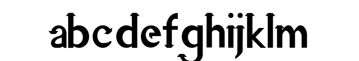 Selfies Serif Font LOWERCASE