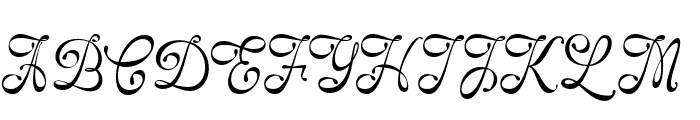 Selfino Script Regular Font UPPERCASE