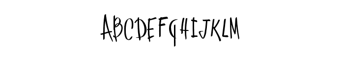 Selfish-Light Font UPPERCASE