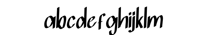 Selfros Font LOWERCASE