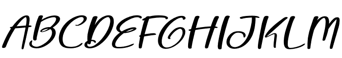 Selfworld Italic Font UPPERCASE