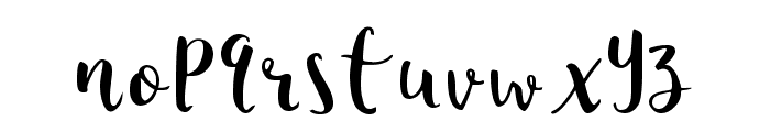 Selina Regular Font LOWERCASE