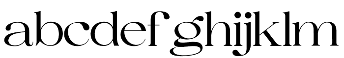 Selino Font LOWERCASE