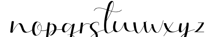 Selitta Font LOWERCASE