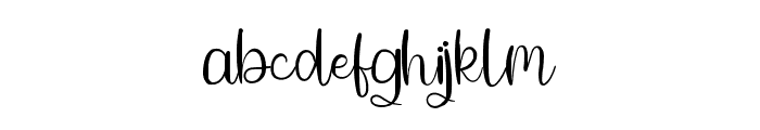 Selldush Font LOWERCASE