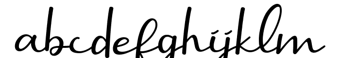 Selly Calligraphy Font LOWERCASE