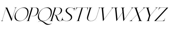 Selofier Italic Font UPPERCASE