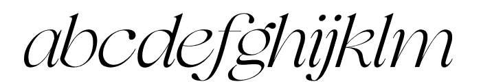 Selofier Italic Font LOWERCASE