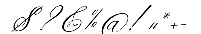 Selviary Italic Font OTHER CHARS