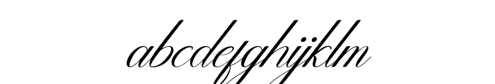 Selviary Italic Font LOWERCASE