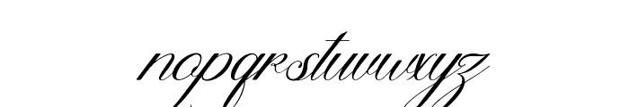 Selviary Italic Font LOWERCASE