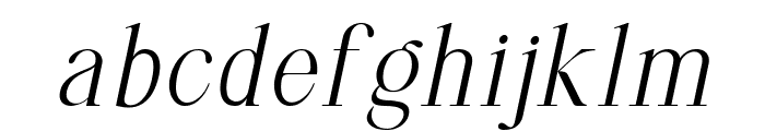 Selvina Italic Font LOWERCASE