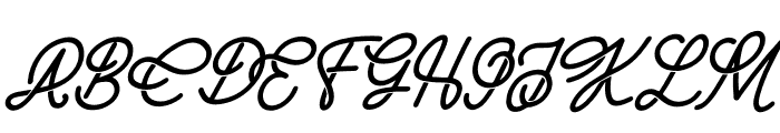 Selylotime Italic Font UPPERCASE