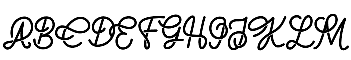 Selylotime Font UPPERCASE