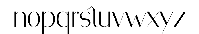 Semesta Font LOWERCASE