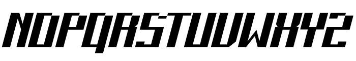 Semi Pixel Italic Italic Font UPPERCASE
