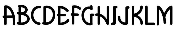 Semi Science-Fiction Font UPPERCASE