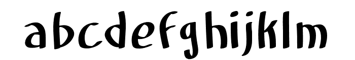 SemiSummer-Regular Font LOWERCASE