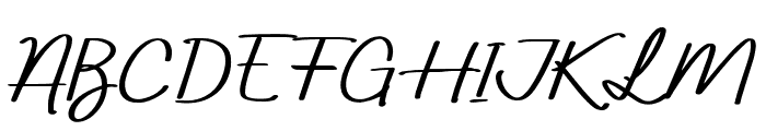 Semilir Script Font UPPERCASE