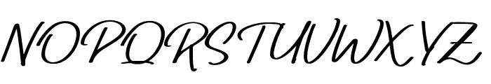 Semilir Script Font UPPERCASE