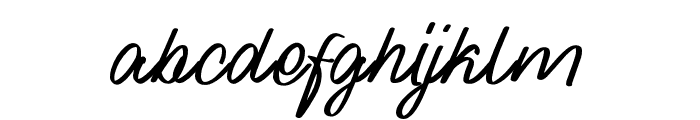 Semilir Script Font LOWERCASE