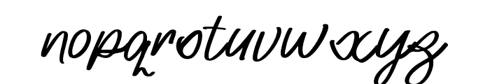 Semilir Script Font LOWERCASE