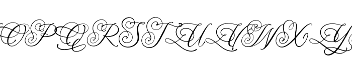 Senailly Font UPPERCASE