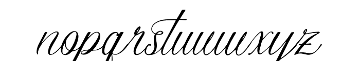 Senailly Font LOWERCASE