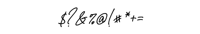 Sendertime Italic Font OTHER CHARS