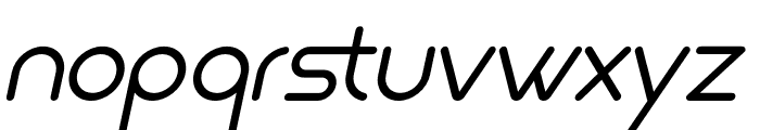 Sendja Italic Font LOWERCASE