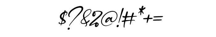 Senorita Signature Italic Font OTHER CHARS