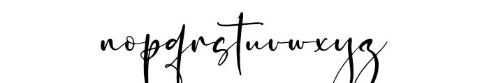 Senorita Signature Font LOWERCASE