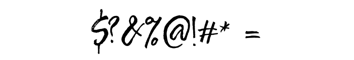 Senorita script Font OTHER CHARS