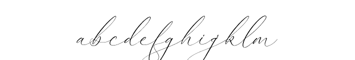 Senorytta Italic Font LOWERCASE