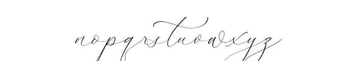Senorytta Italic Font LOWERCASE