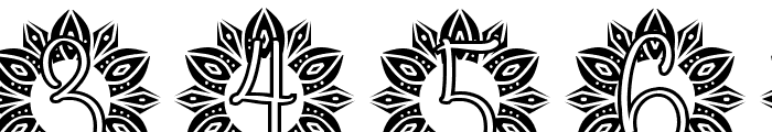 Sense Mandala Monogram Font OTHER CHARS