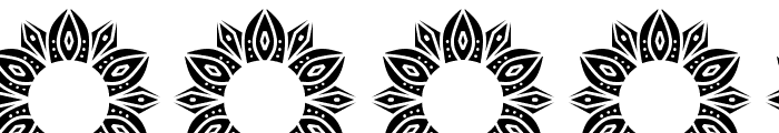 Sense Mandala Monogram Font OTHER CHARS