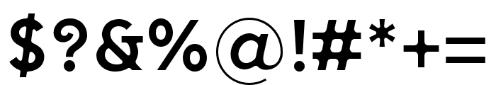 SenticDisplay-Medium Font OTHER CHARS