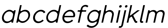 SenticDisplay-RegularItalic Font LOWERCASE
