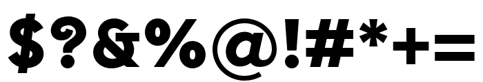 SenticText-Black Font OTHER CHARS