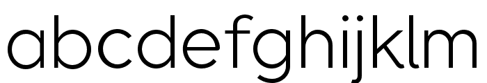 SenticText-Light Font LOWERCASE