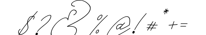 Seoul script Italic Font OTHER CHARS